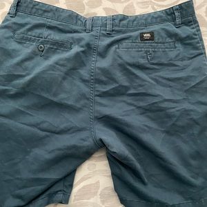 Vans blue shorts with 7’ inseam